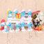 The Smurfs Family Cute Ornaments 12pcs