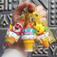 Cartoon Star Ice Cream Cute Keychain