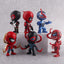 Superheroes Cute Figures 6pcs