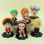 One Piece Straw Hat Pirates Cute Ornament 6pcs