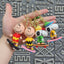 Charlie Brown And Snoopy Skateboard Cute Keychain