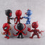 Superheroes Cute Figures 6pcs