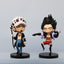 One Piece Fighting Stance Cute Figures 6pcs