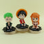 One Piece Straw Hat Pirates Cute Ornament 6pcs