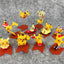 Pokemon Pikachu Amuse  Cute Figures 10pcs