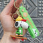 Charlie Brown And Snoopy Skateboard Cute Keychain