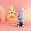 Cartoon Character Rabbit Ears Cute Ornaments 6pcs