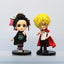 One Piece Fighting Stance Cute Figures 6pcs