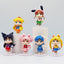 Sailor Moon X Sanrio Cute Ornament 6pcs