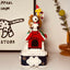 Peanuts Snoopy Merry Chrismas Gingerbread House Building Block