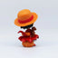 One Piece Straw Hat Pirates Sitting Position Cute Figures