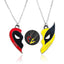 Super Hero Deadpool & Wolverine Necklace