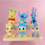 Cartoon Character Rabbit Ears Cute Ornaments 6pcs