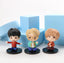 BTS TinyTan Cute  Sitting Position Ornaments 7pcs