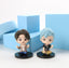 BTS TinyTan Cute  Sitting Position Ornaments 7pcs