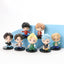 BTS TinyTan Cute  Sitting Position Ornaments 7pcs