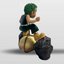 One Piece Kid Roronoa Zoro Cute Figure