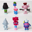 Animation Trolls Cute Ornaments 6pcs