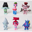 Animation Trolls Cute Ornaments 6pcs