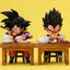 Dragon Ball Goku & Vegeta Eating Cute Statue