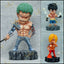 One Piece Straw Hat Pirates Tattoo Cute Figure