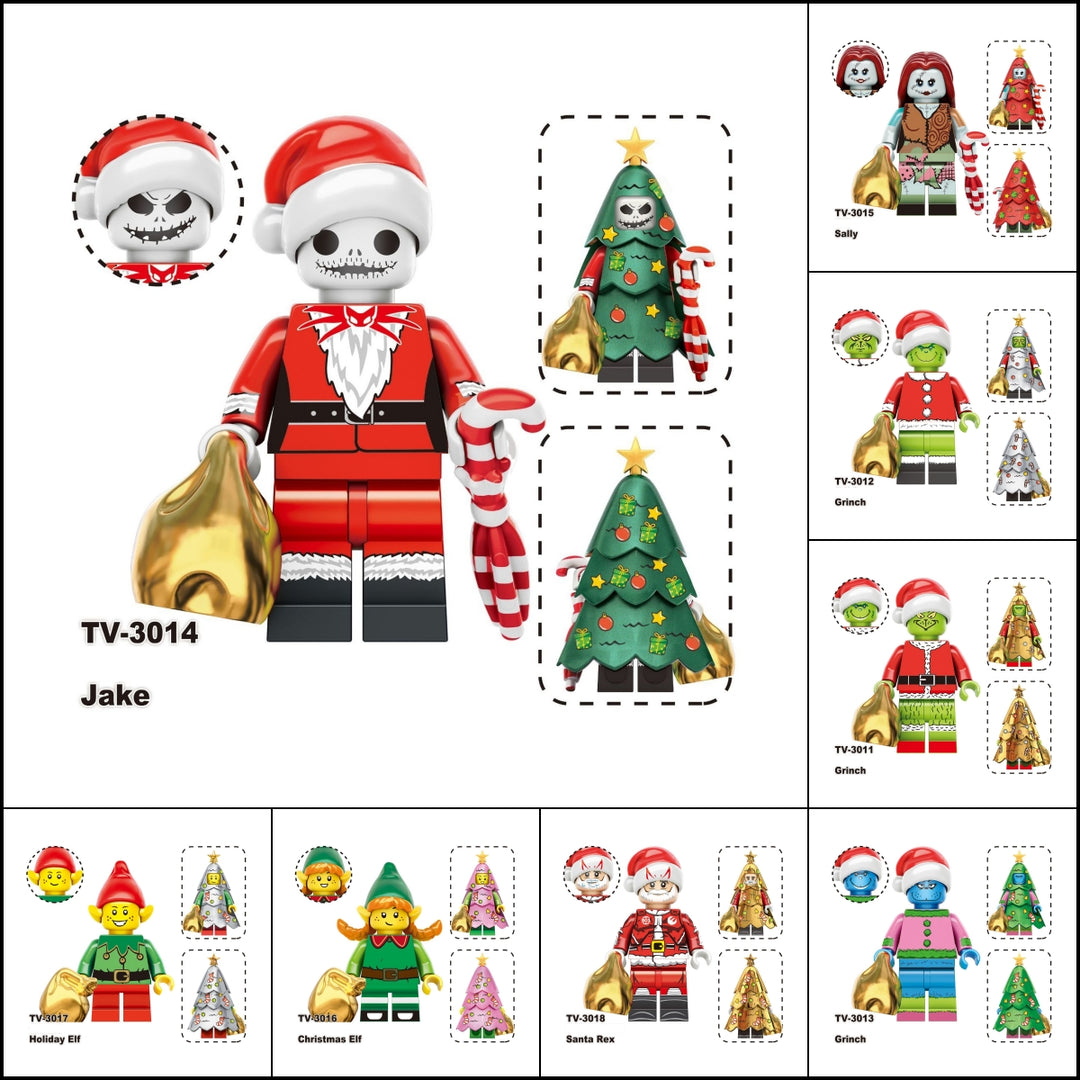 2024 New Christmas Series Figure Building Blocks