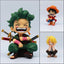 One Piece Straw Hat Pirates Sitting Position Cute Figures