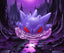 2025 New Pokemon Peeping Gengar Cute Refrigerator Magnet