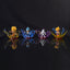 Anime Dragon Ball Combat Effects Ornaments 9pcs