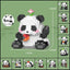 Swinging Panda Building Blocks